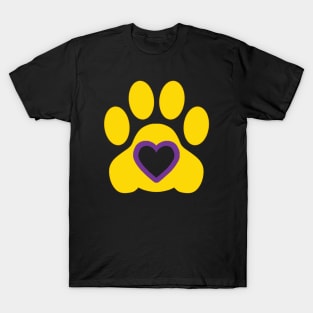 Pride Paw: Intersex Pride T-Shirt